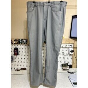 WORN ONCE! Greg Norman Men’s Ultimate 5 Pocket Pants, Grey, 34x29